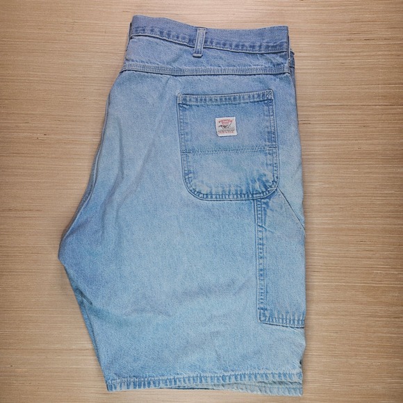 Pointer L.C. King Manufacturing Carpenter Shorts Mens Size 42 Made in USA Denim - Picture 1 of 14